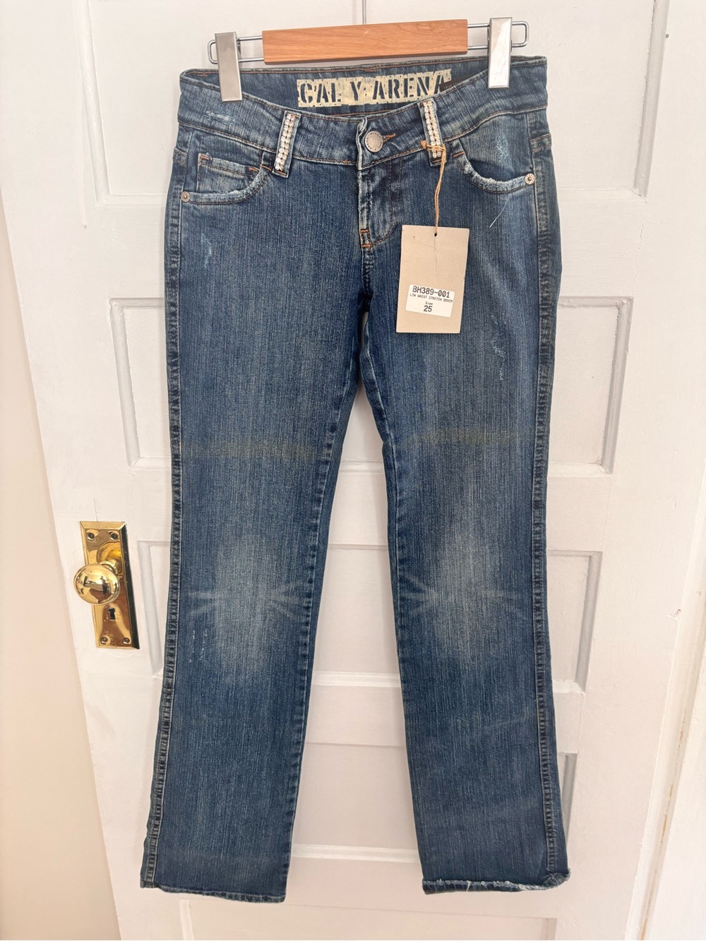 Cal Y Arena Low Waist Stretch Denim Jeans